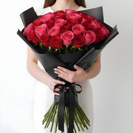 Fuchsia Noir Elegance